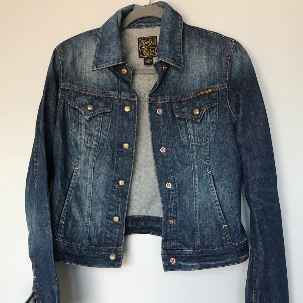 Lucky denim jacket with vintage vibes, NWOT